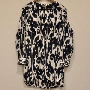 Athleta Swim Cover Up Printed Kaftan NWOT
